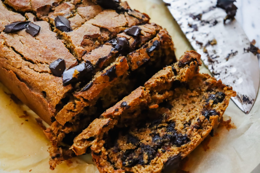 Pumpkin Banana Oat Loaf GF