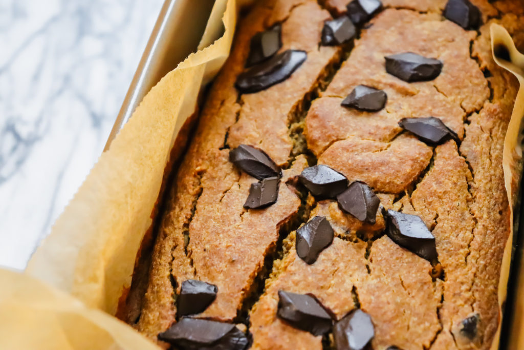 Pumpkin Banana Oat Loaf GF