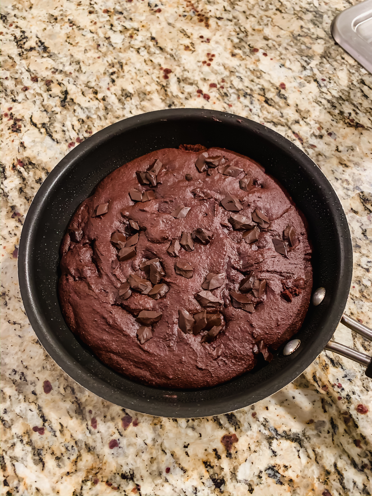 Double Chocolate Cookie Skillet – GF & Fiber-full