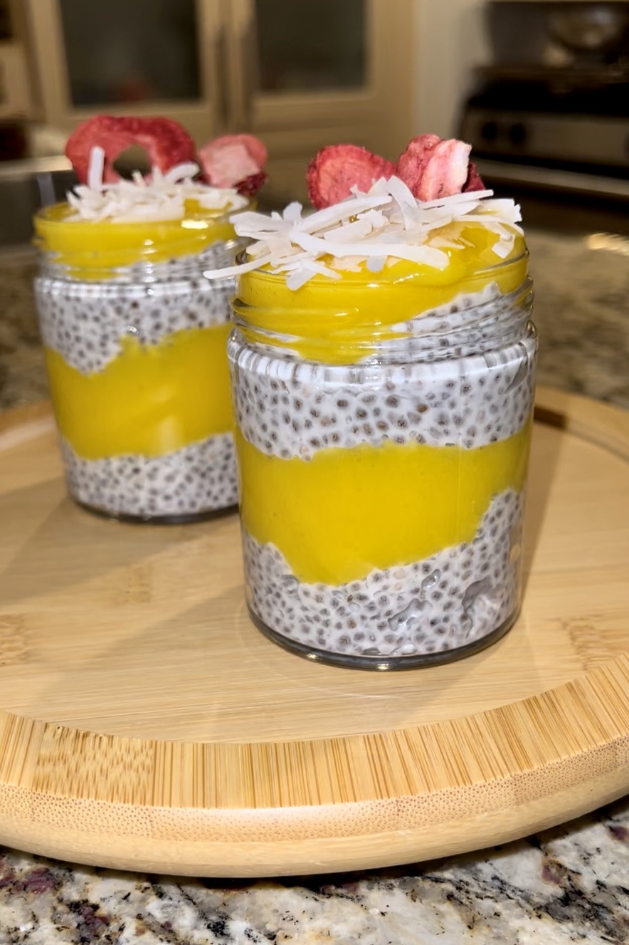 Coconut Mango Chia Pudding